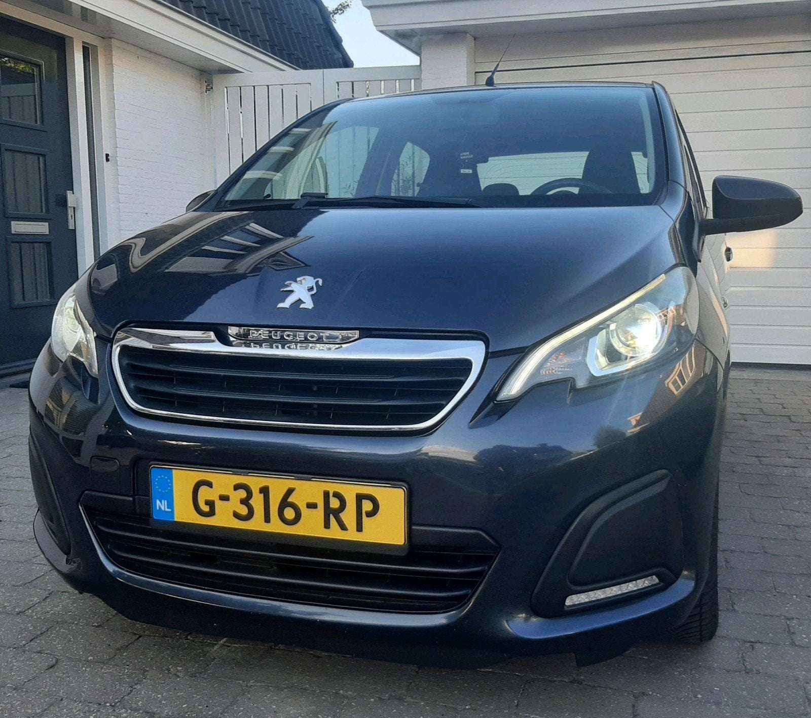 Peugeot 108 1.0 12V E-vti 51KW 5DR 2014 Blauw 206934km., Voorwielaandrijving, Handgeschakeld, 26 km/l, Particulier