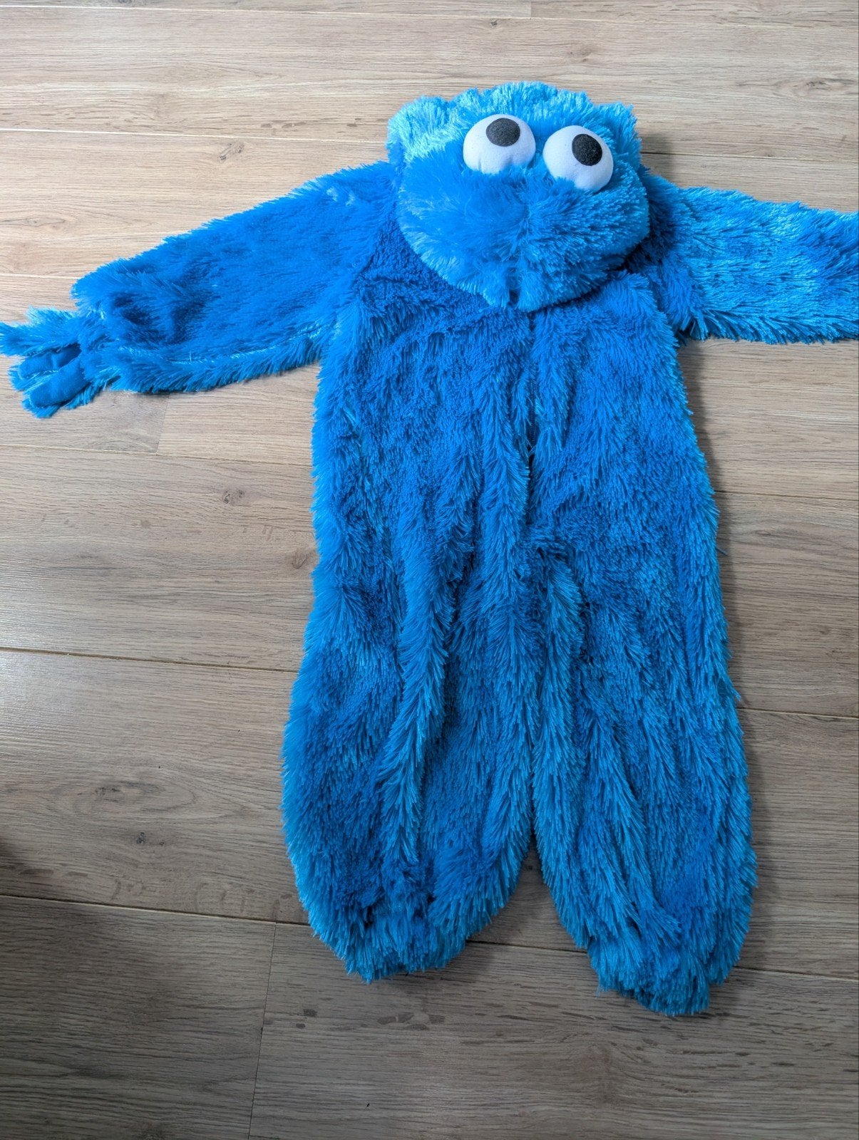 Koekiemonster kostuum - Sesamstraat - Maat 110-116, Ophalen of Verzenden, Gebruikt, 110 t/m 116, Jongen of Meisje
