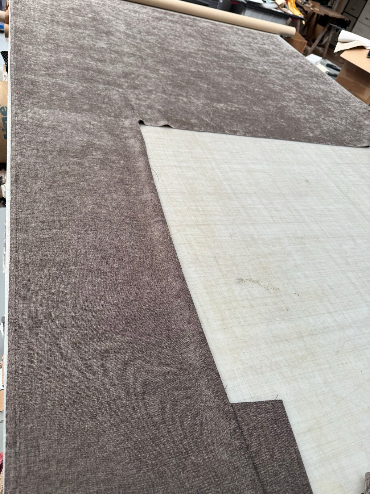 Dwc Sandstone 52 -  meubels stof  150 x123 + extra stook, Overige materialen, 120 cm of meer, Beige, Ophalen of Verzenden