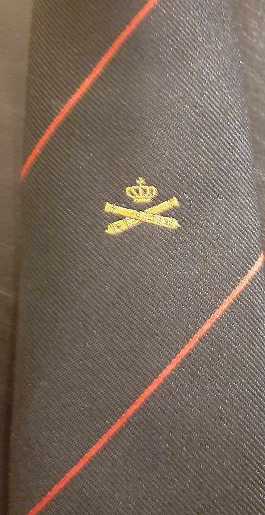 Koninklijke Landmacht Korps Veldartillerie stropdas rode, Ophalen of Verzenden, Landmacht, Nederland, Kleding of Schoenen