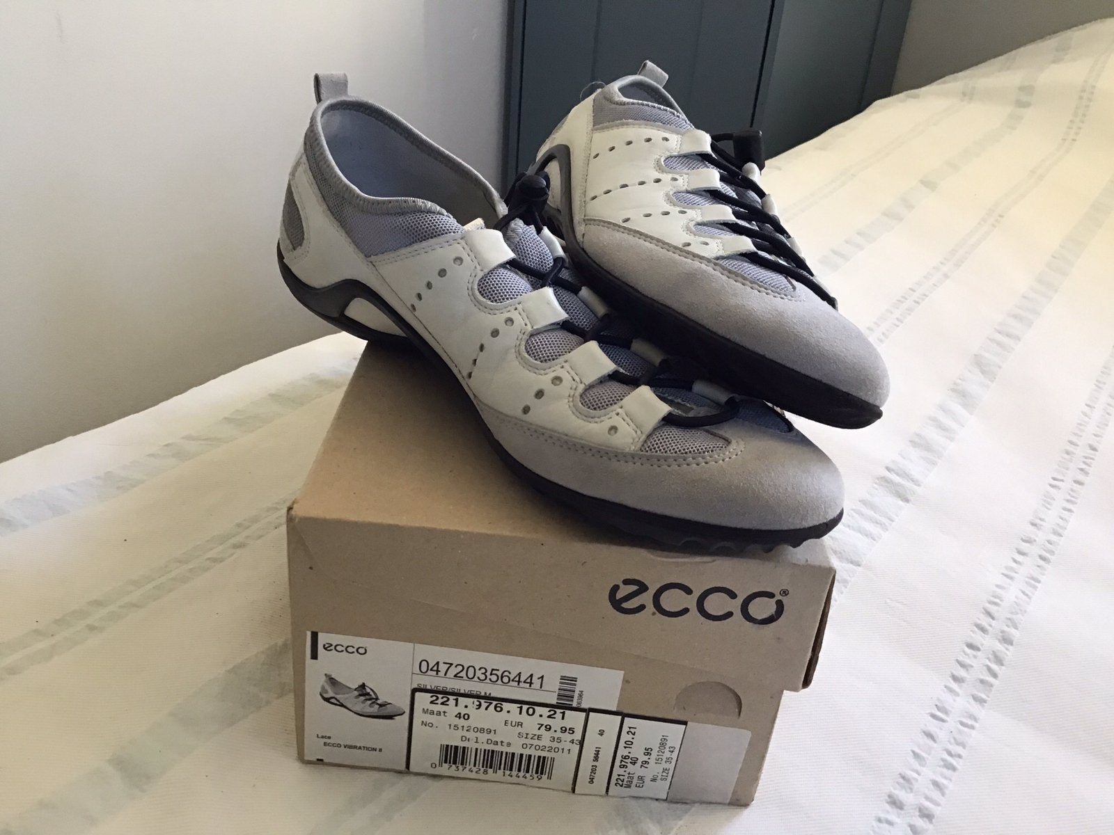 Sportieve Ecco schoenen als NIEUW!, Ophalen of Verzenden, Zo goed als nieuw, Grijs, Sneakers of Gympen