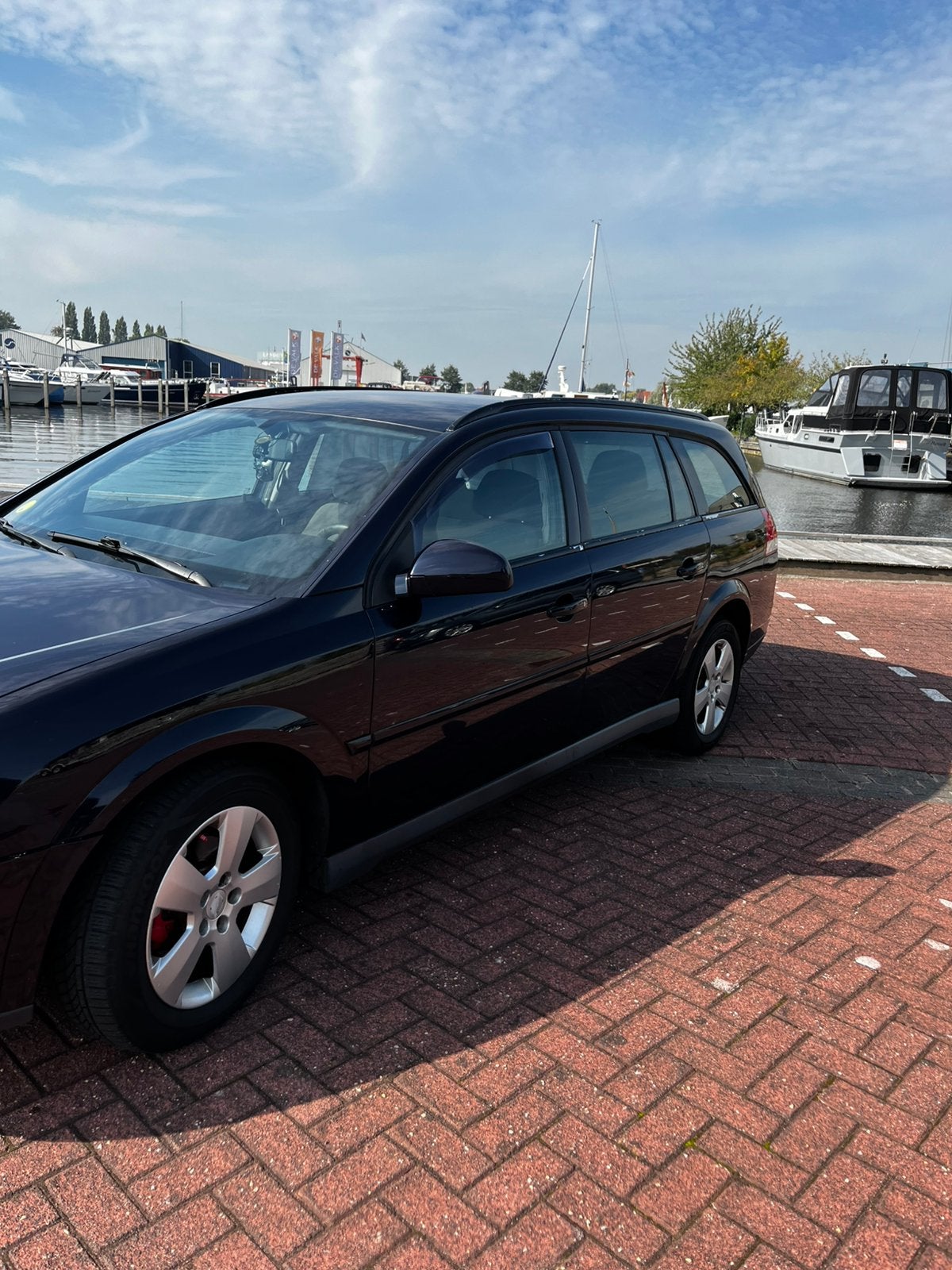 Opel Vectra 2.2 16V St.wgn 2005 Blauw, Auto's, Voorwielaandrijving, 4 cilinders, Blauw, Vectra