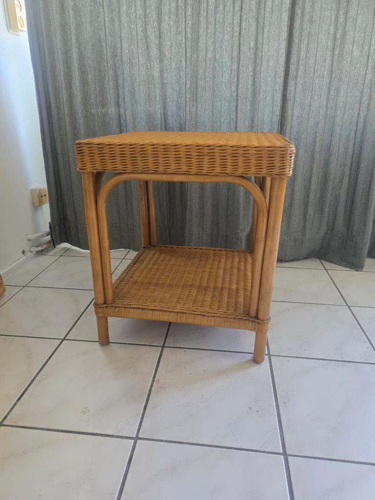 Rotan kastje met lichte gebruiksporen, Ophalen, Gebruikt, Rond, Minder dan 55 cm