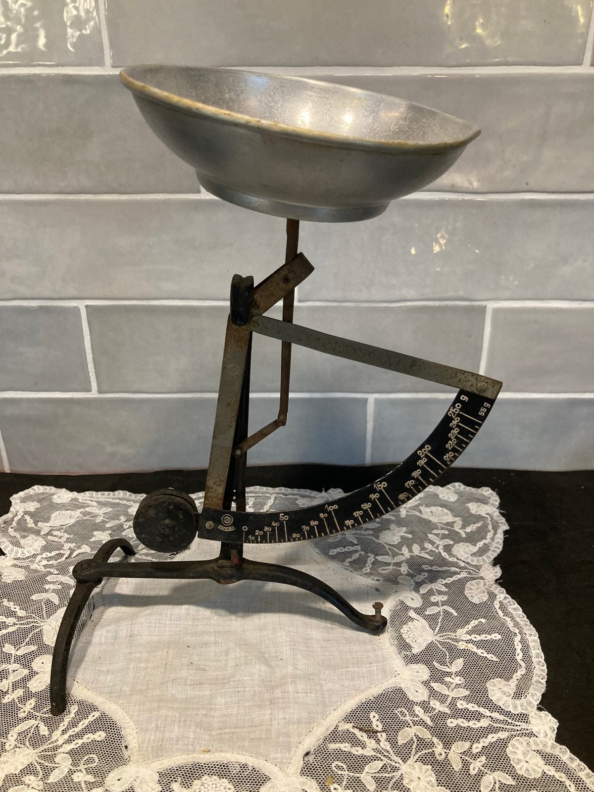 Vintage brievenweegschaaltje (091024), Ophalen of Verzenden