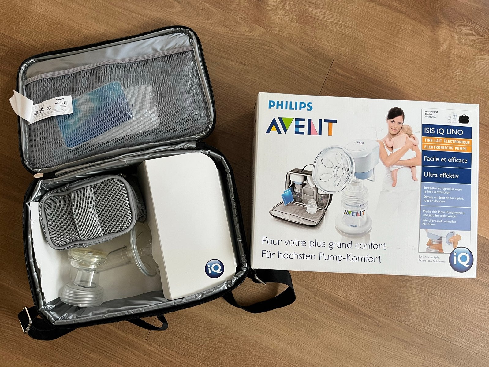 Philips Avent ISIS iQ UNO Elektrische kolf / Borstkolf, Kinderen en Baby's, Babyvoeding en Toebehoren, Ophalen, Gebruikt, Inclusief tas