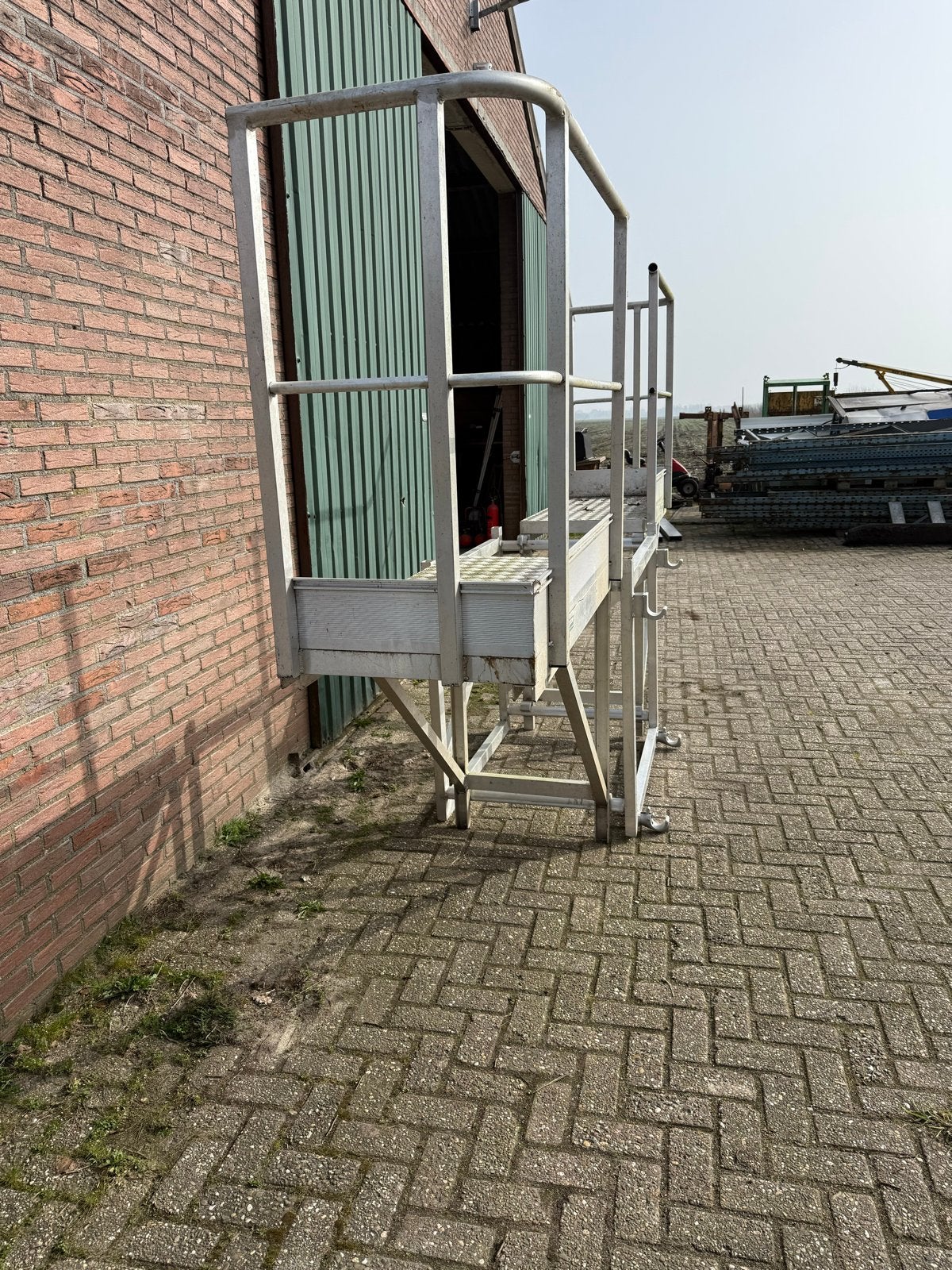 Aluminium Steiger Bordes Aanbouwdelen - Gebruikt, Ophalen, 2 tot 5 meter, O, O