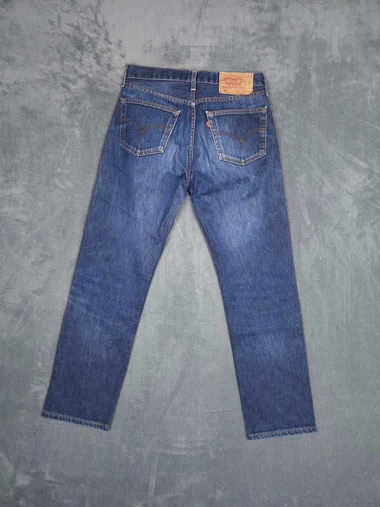 Levis Broek 501 W33 L32 Straight Fit Blauw Jeans., Blauw, ., Ophalen of Verzenden, Zo goed als nieuw