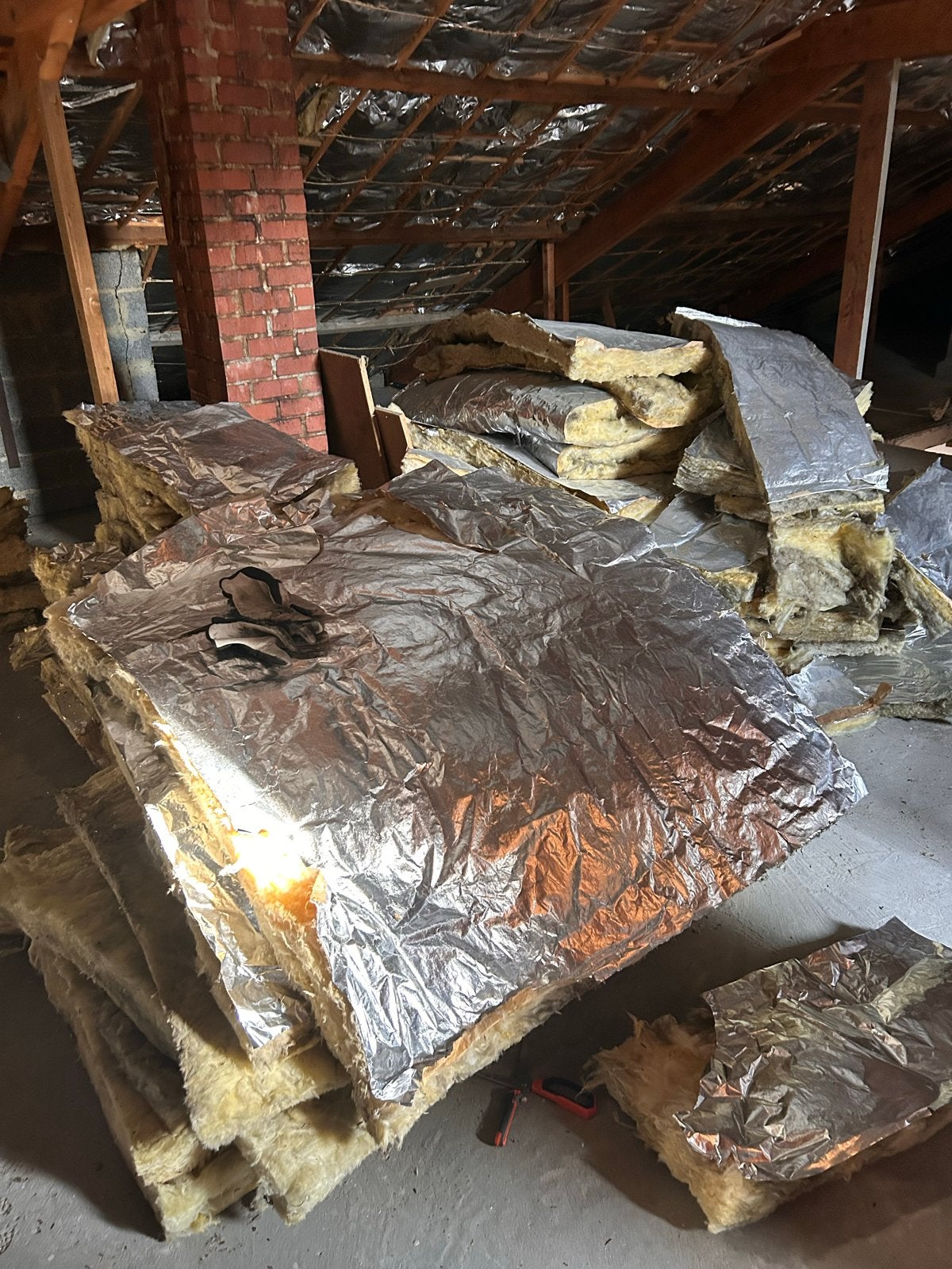 Gebruikte glaswol isolatieplaten voor dakisolatie, 4 tot 8 cm, Gebruikt, 15 m² of meer, Glaswol
