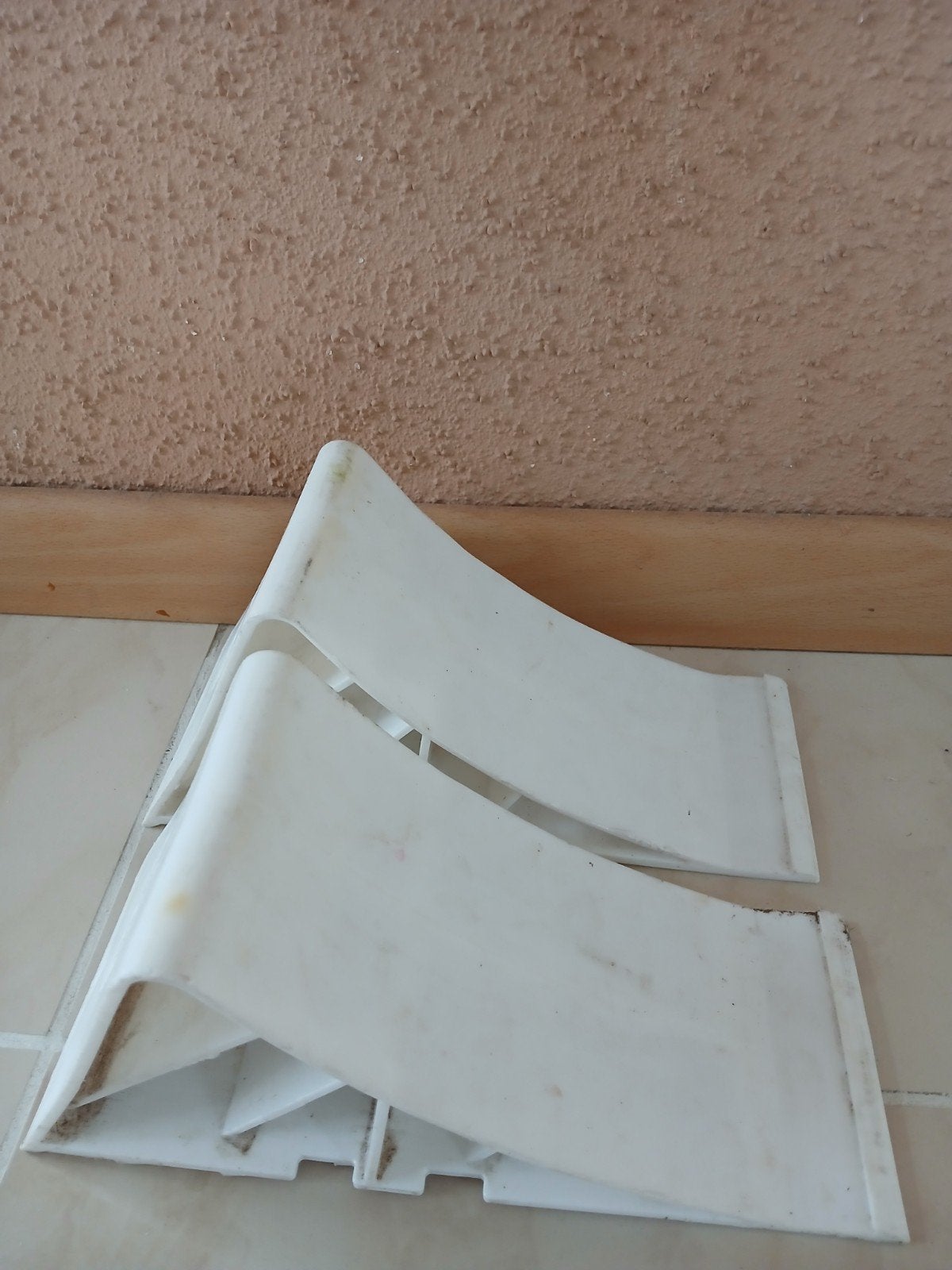 Set van twee kunststof oprijplaten, Ophalen of Verzenden, Gebruikt