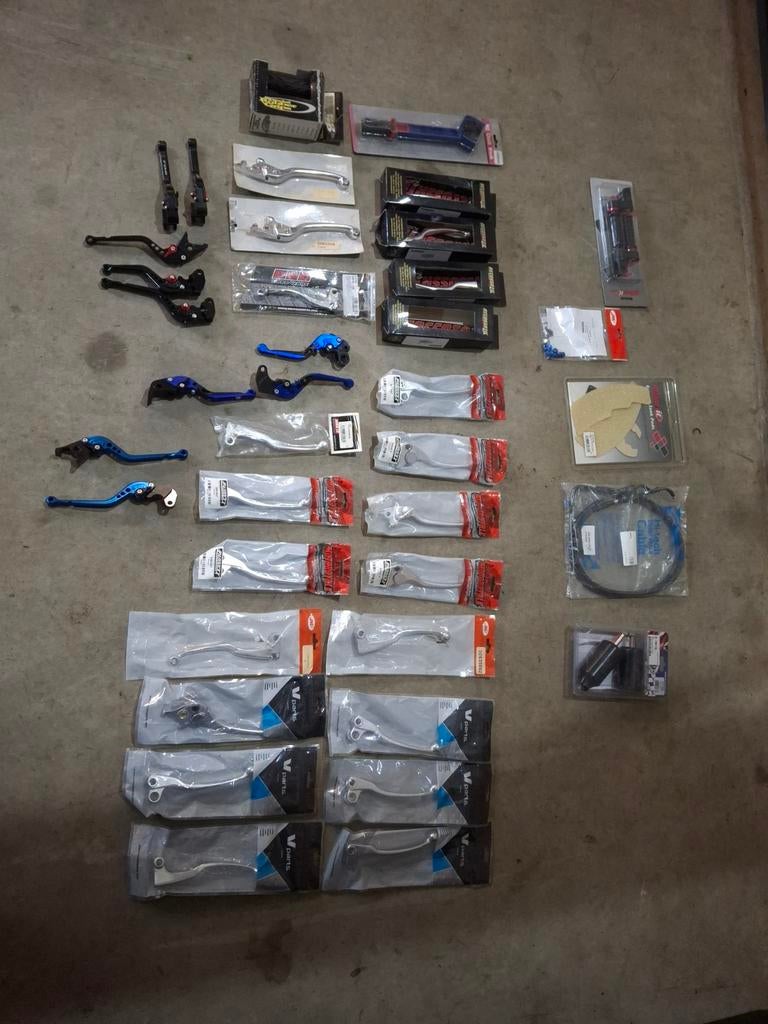 Klein materiaal motorfiets, handles pads en, Ophalen of Verzenden