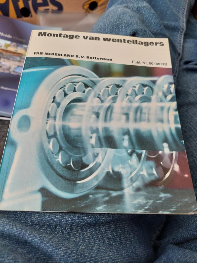 Montage van wentellagers - FAG NEDERLAND B.V. Rotterdam, Ophalen of Verzenden, Gelezen, Werktuigbouwkunde, FAG NEDERLAND B.V. Rotterdam