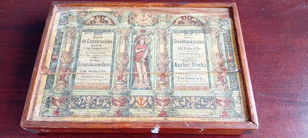 Antieke Anker Bouwstenen Set - F. Ad. Richter & Co., Ophalen of Verzenden, Gebruikt