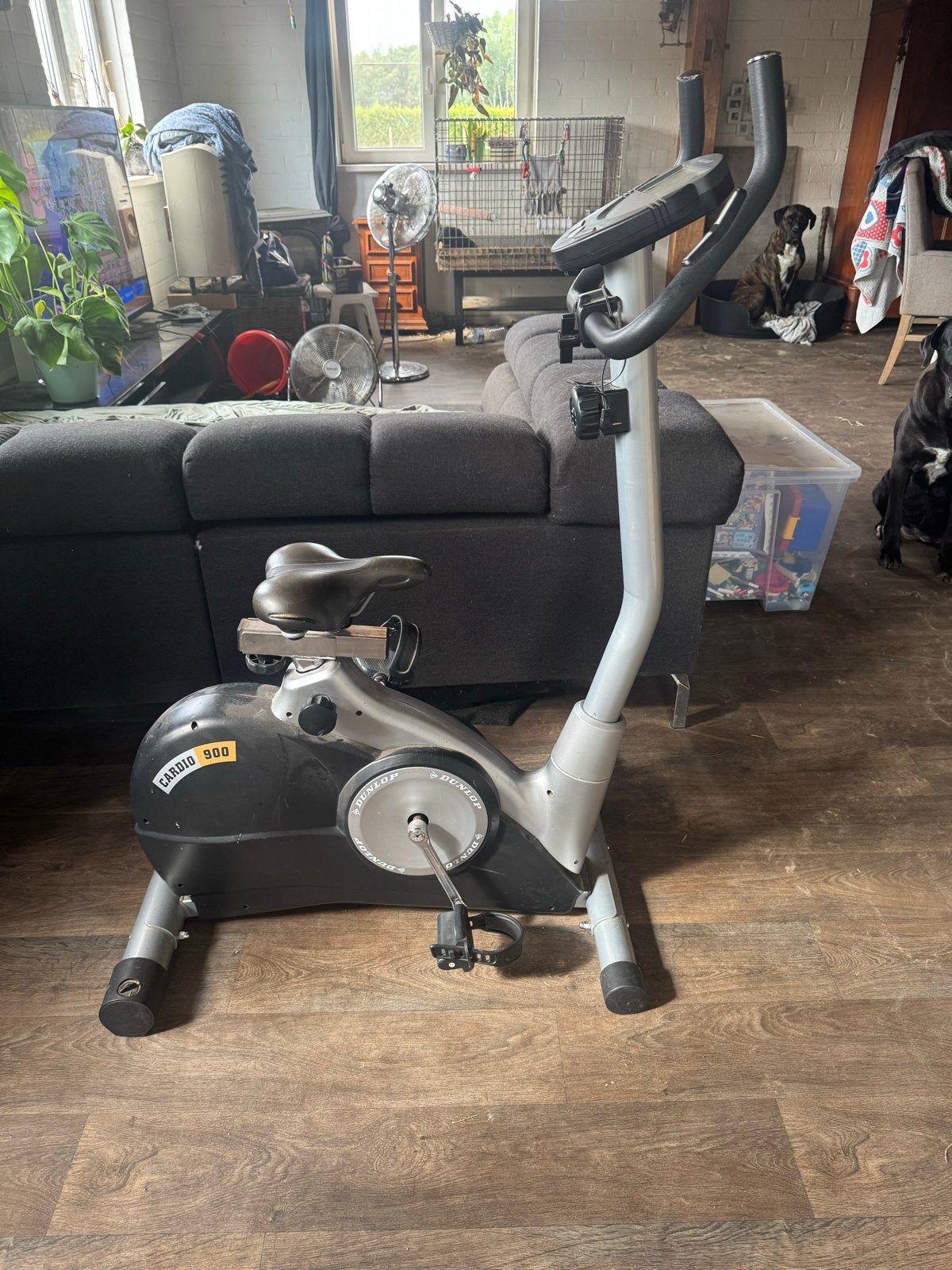Hometrainer Dunlop Cardio 900 - Perfect voor thuis trainen, Ophalen, Gebruikt, Metaal, Benen