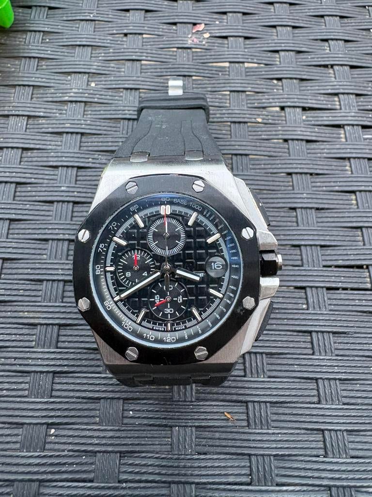 Ap horloge, Ophalen of Verzenden, Zo goed als nieuw, Zwart, Android