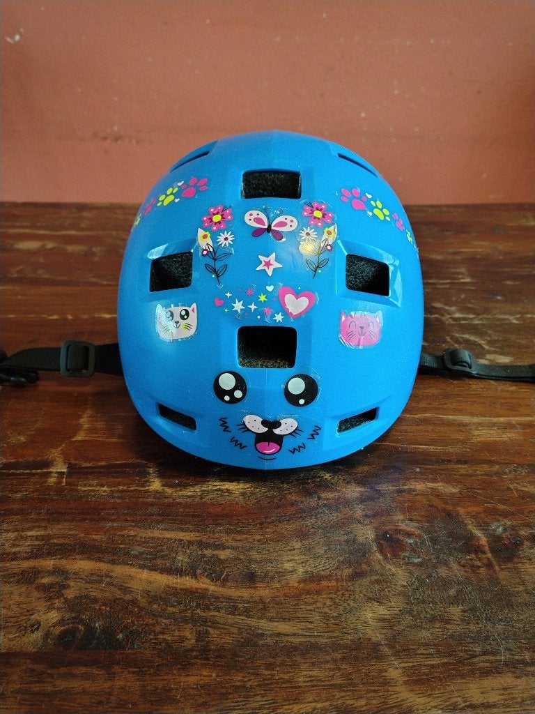 Kinder skate helm, Blauw, Verstelbaar, Maat 52-54, Verstelbaar, Kinderen, Ophalen of Verzenden, Zo goed als nieuw
