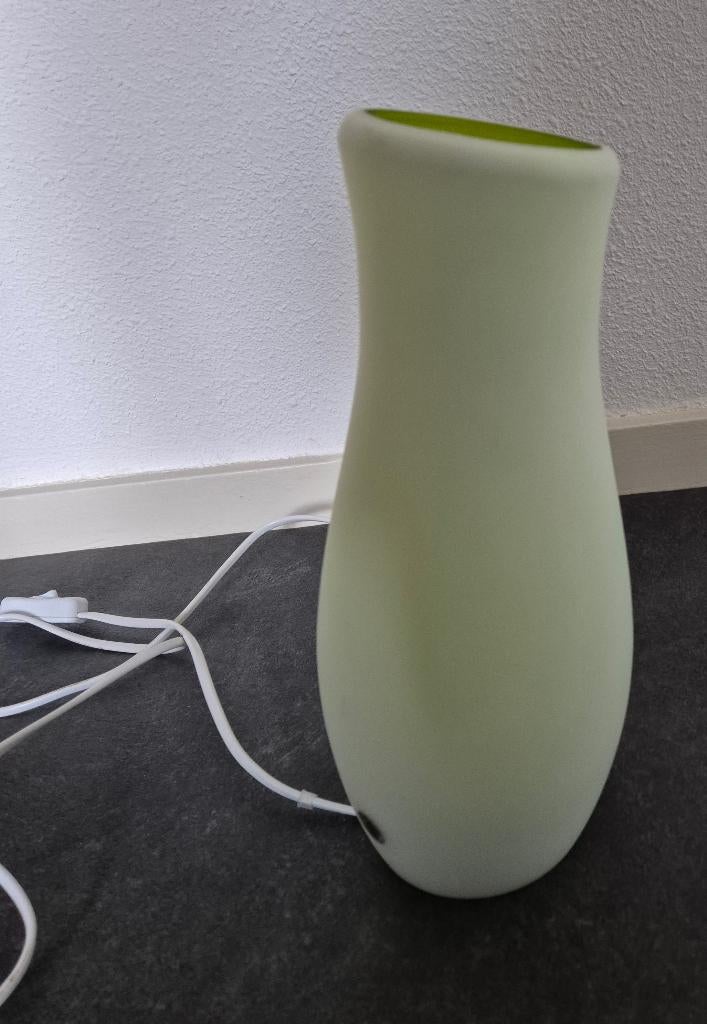 Groene ikea tafel lamp, Ophalen of Verzenden, Gebruikt, Glas, Minder dan 50 cm