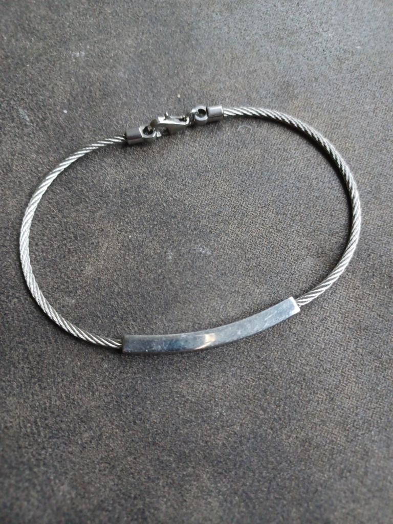 Nomination Armband Staal Zilverkleurig, Sieraden, Tassen en Uiterlijk, Ophalen of Verzenden, Gebruikt, Zilver, Staal