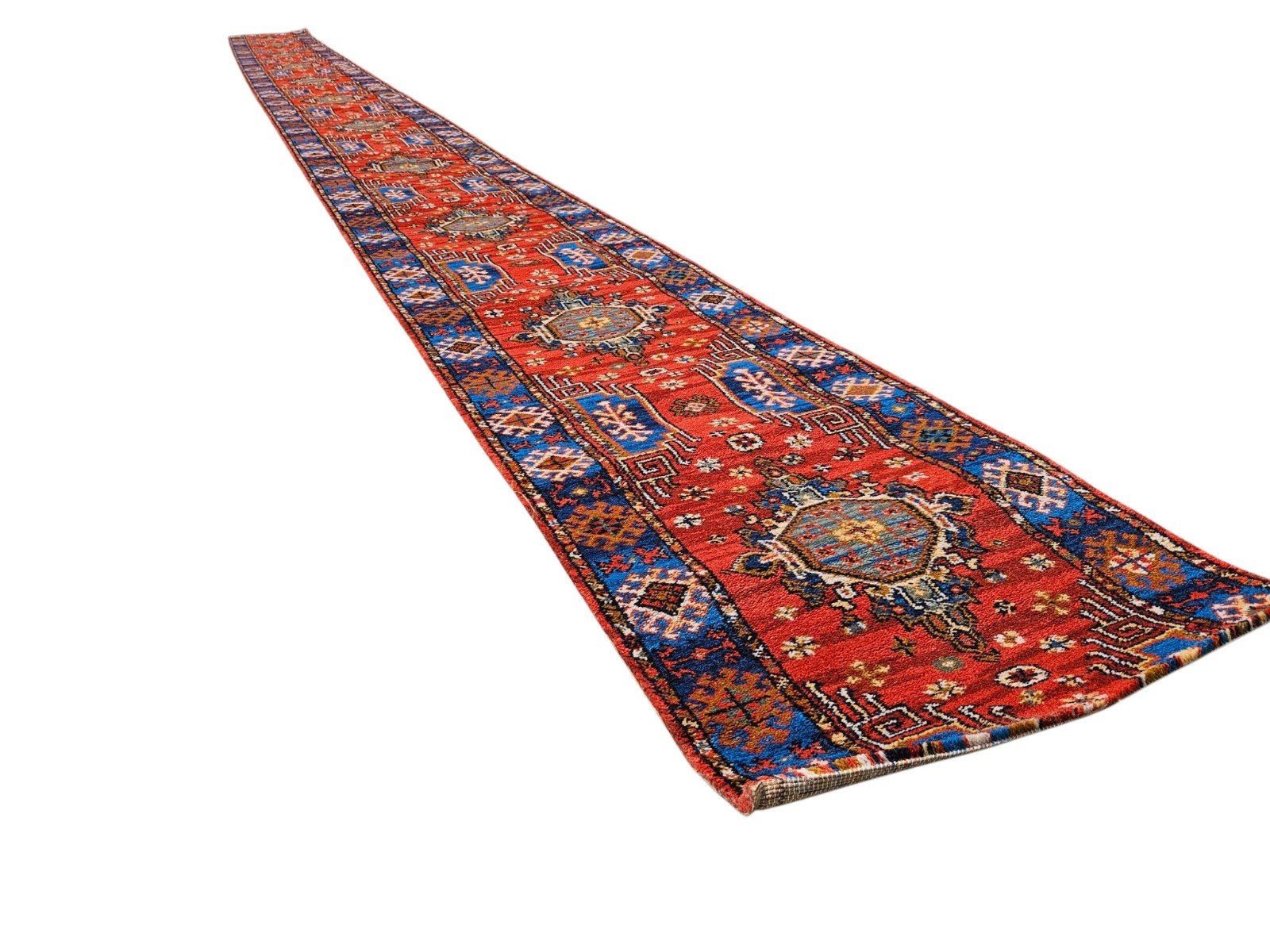 Prachtige vintage loper 60 x 792 cm !!! WEG=WEG, Gebruikt, 200 cm of meer, Rechthoekig, 50 tot 100 cm