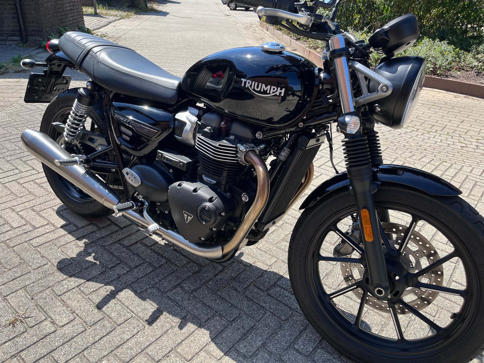 Triumph Street Twin - Zo goed als nieuw!, Motoren, 2 cilinders, Gebruikt, 900 cc, Particulier