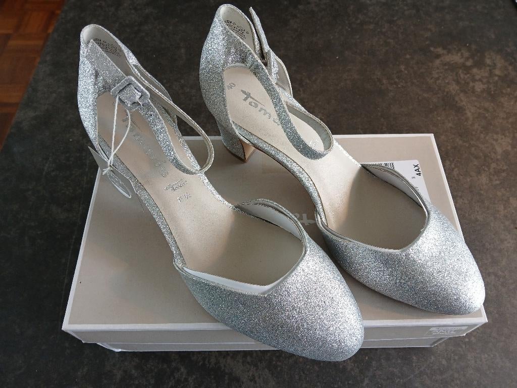 Gala schoenen zilver, Kleding | Dames, Schoenen, Schoenen met lage hakken, Overige kleuren, Nieuw, Ophalen