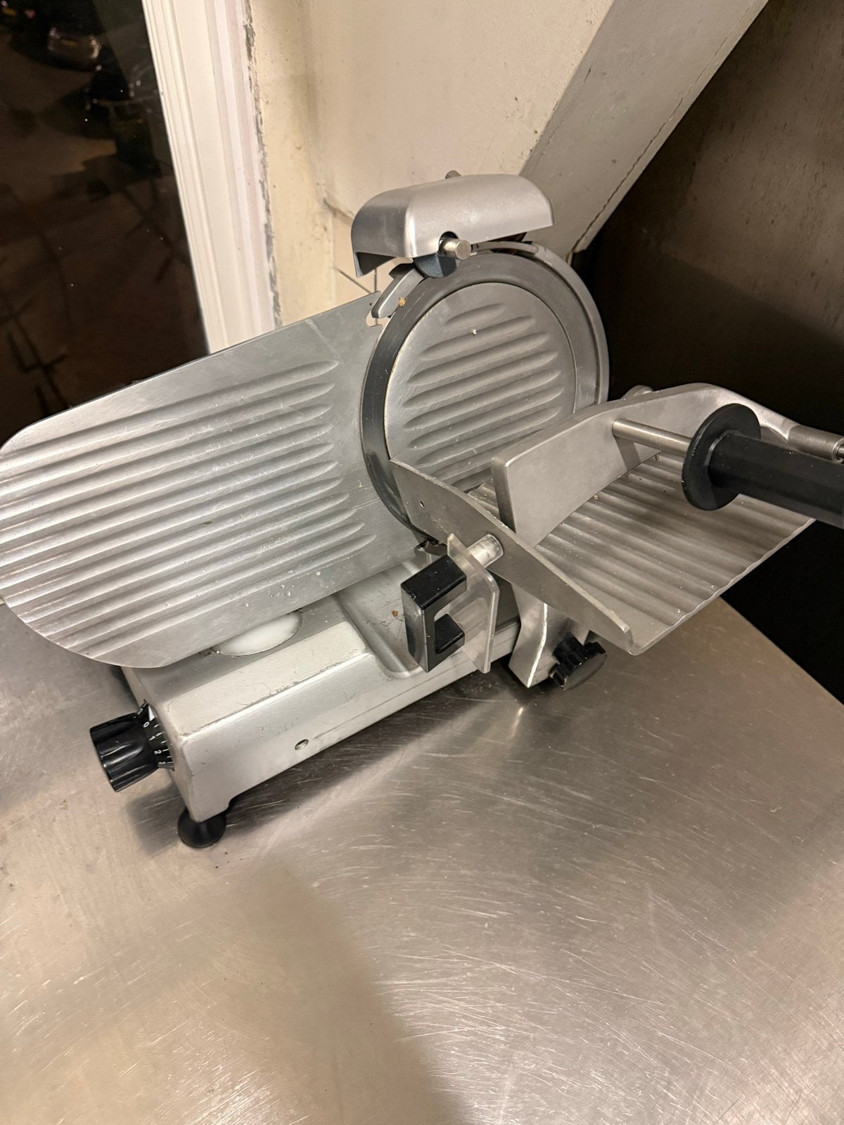 Vlees Snijmachine horeca bartscher, Minder dan 1 liter, Ophalen of Verzenden, Gebruikt, 3 snelheden of meer
