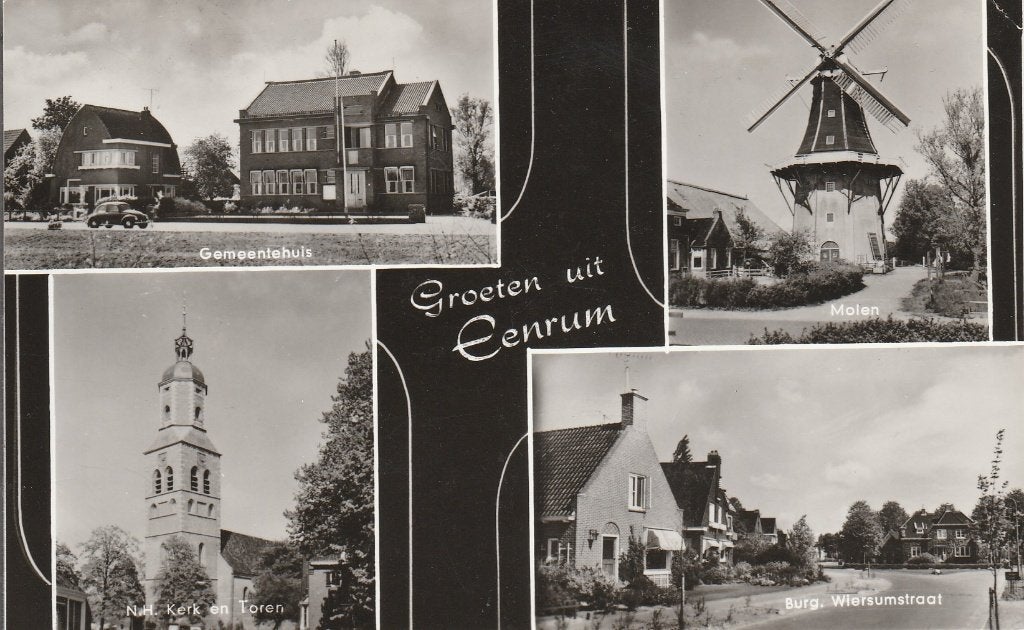 Eenrum, Verzamelen, Verzenden, 1960 tot 1980, Gelopen, Groningen