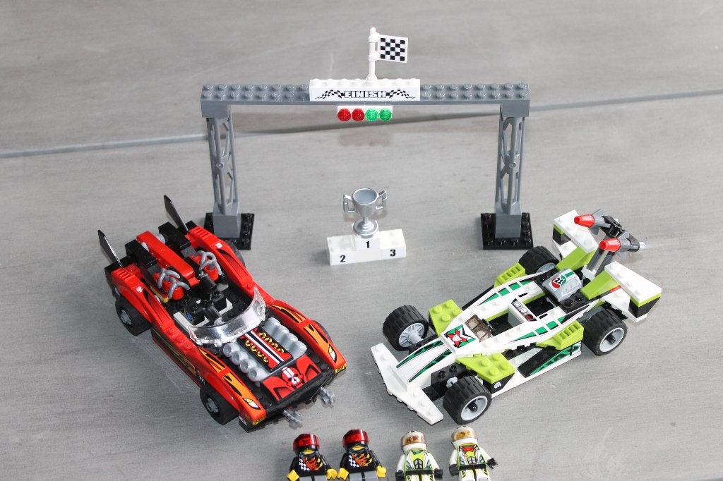 lego world racers wrakkenweg 8898, Compleet, Lego, Ophalen of Verzenden, Zo goed als nieuw