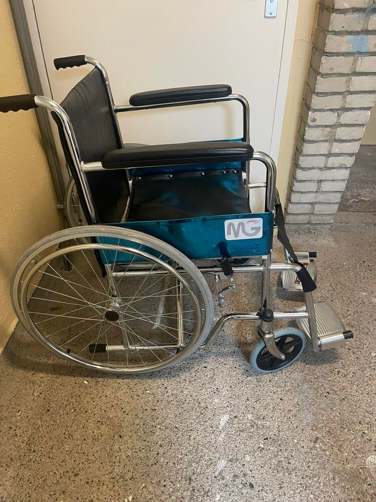 Rolstoel, Ophalen of Verzenden, Inklapbaar, Zo goed als nieuw, Duwrolstoel