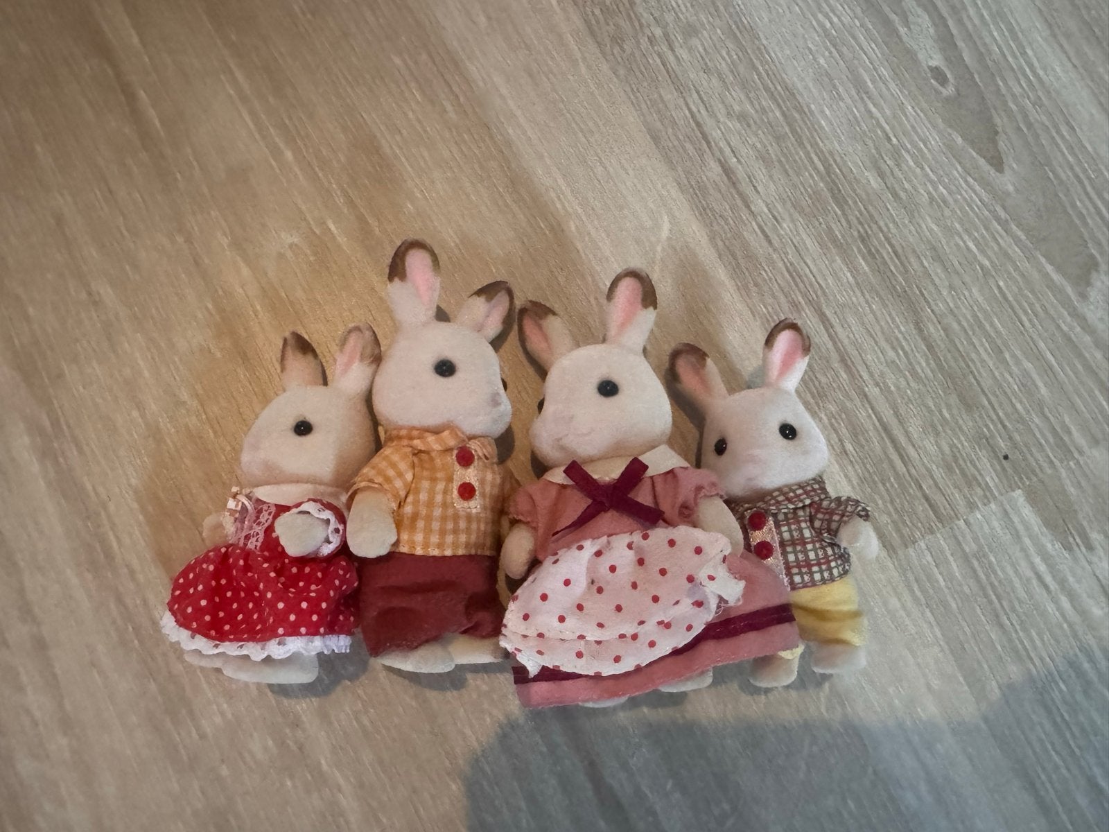 Sylvanian Families Chocoladekonijn Familie Set, Ophalen of Verzenden, Gebruikt, Jongen of Meisje