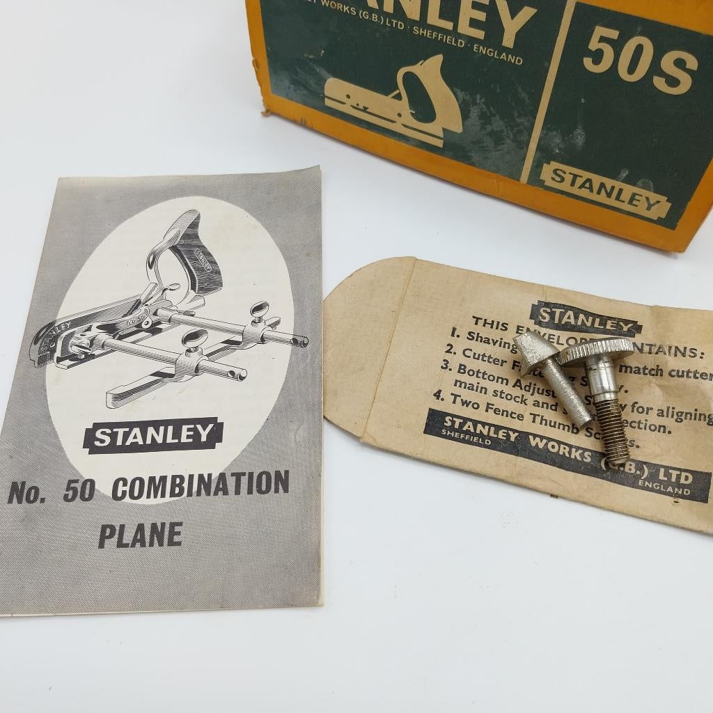 Stanley 50S Combinatiescaaf, z.g.a.n. (56711-ML), Antiek en Kunst, Antiek | Gereedschap en Instrumenten, Ophalen of Verzenden