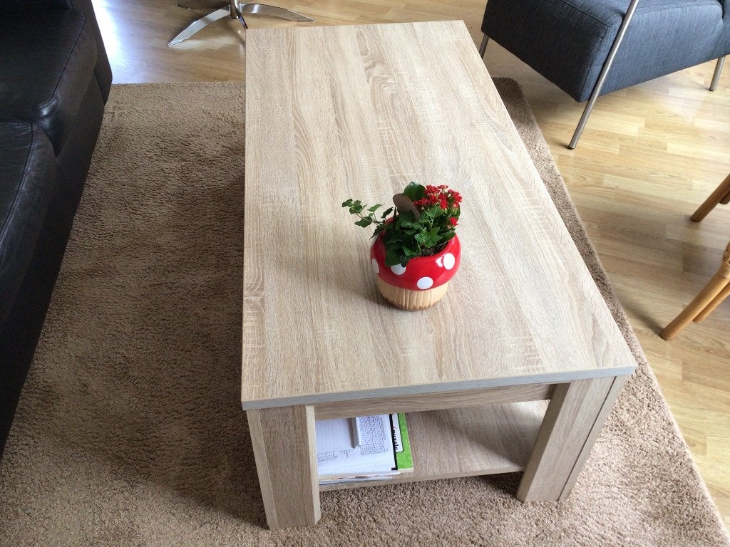 Salontafel, Ophalen, Gebruikt, 100 tot 150 cm, 50 tot 100 cm