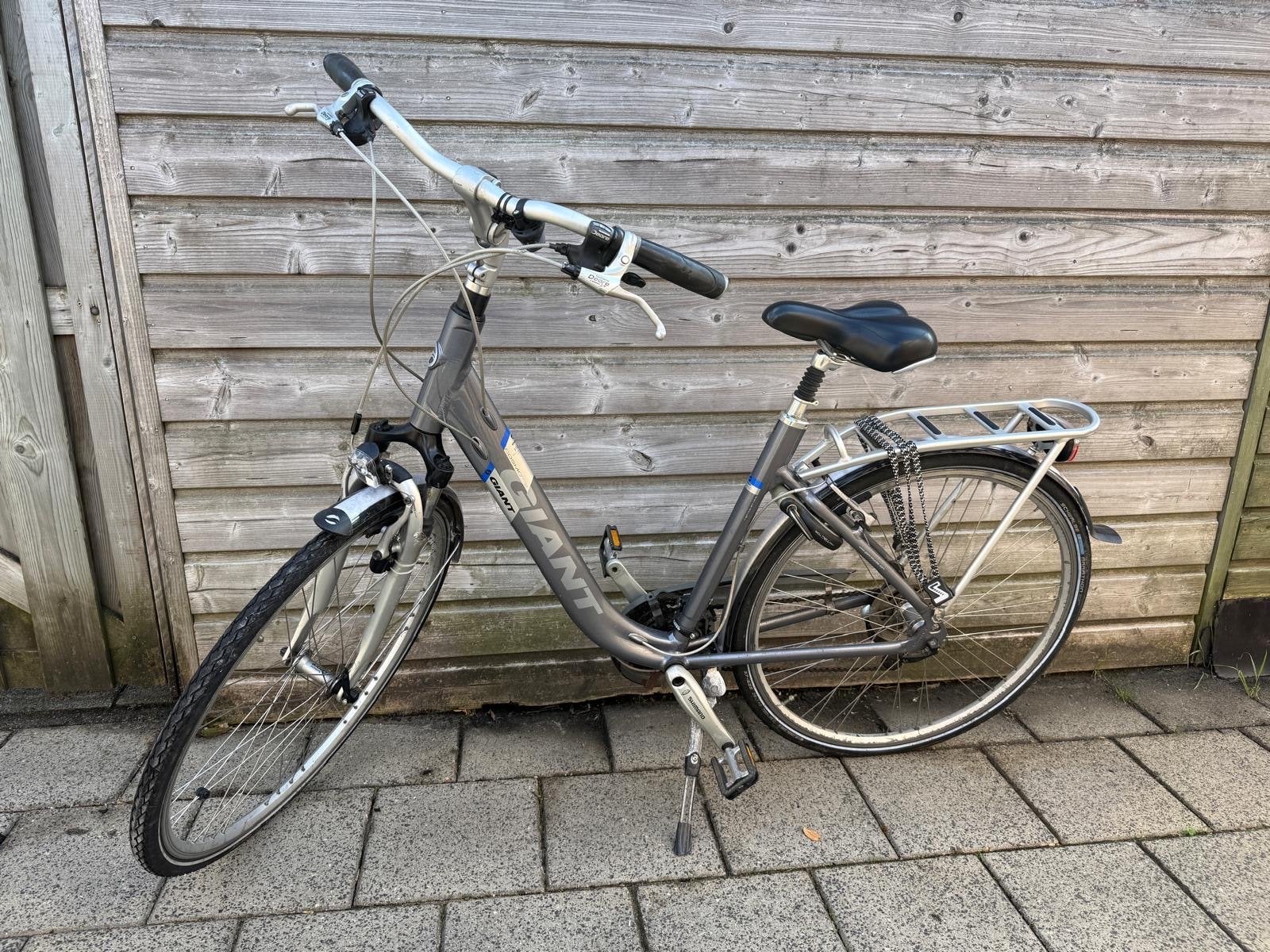 Giant Damesfiets - stadsfiets, Fietsen en Brommers, Ophalen, Gebruikt, Velgrem, Versnellingen