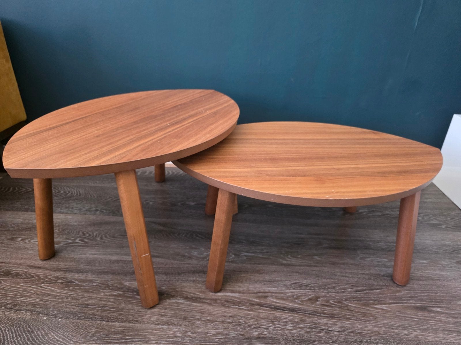 Bijzettafels Ikea Stockholm, Huis en Inrichting, Ophalen, Gebruikt, 50 tot 100 cm, Rond