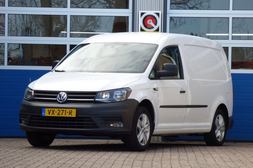 Volkswagen Caddy 2.0 TDI L2H1 BMT Maxi Comfortline, Stof, Gebruikt, Volkswagen, Wit