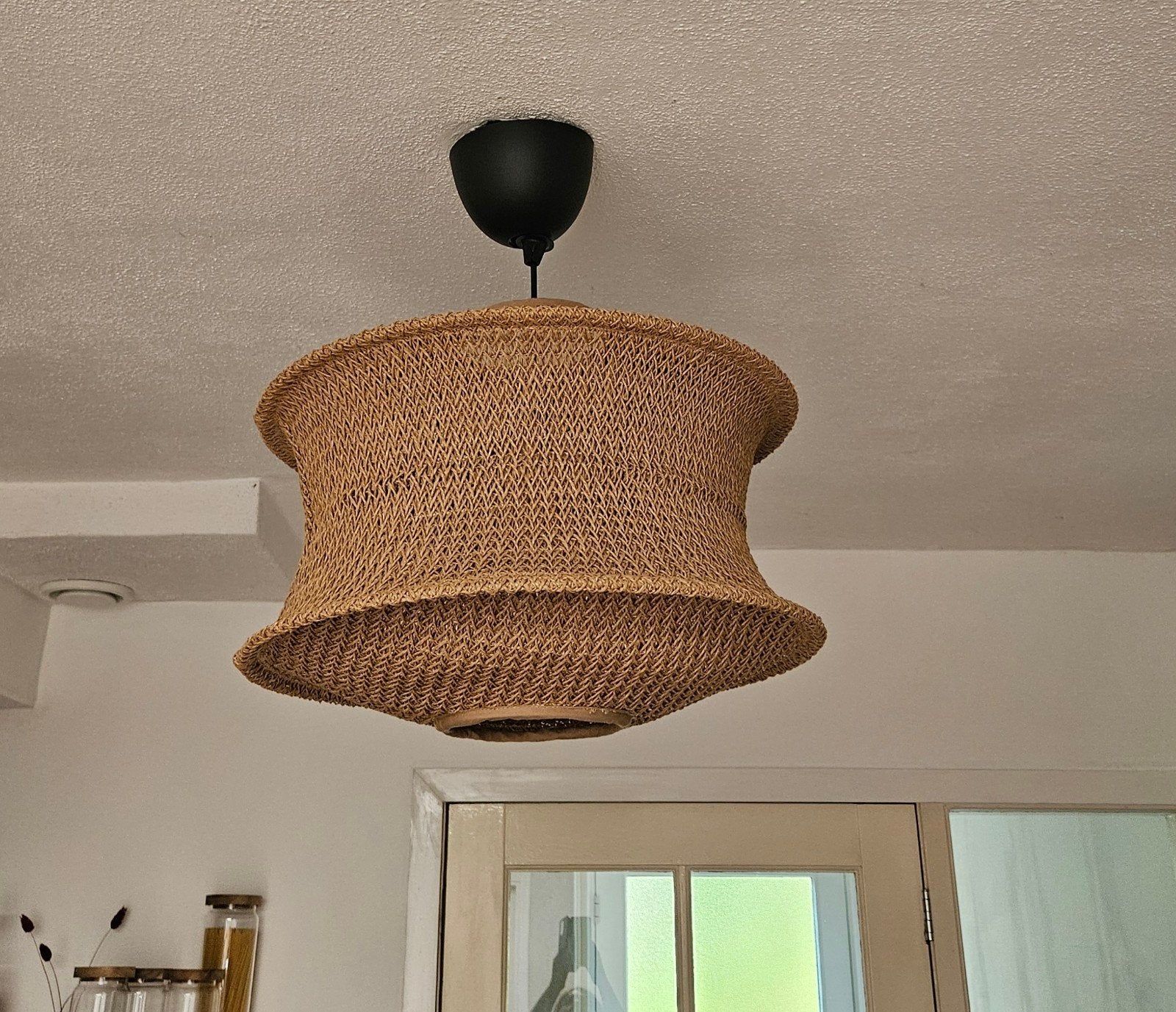 Hanglampenkap Blastang van de Ikea, Ophalen, Overige materialen, Bohemian, Natuurlijk, Modern, Nieuw