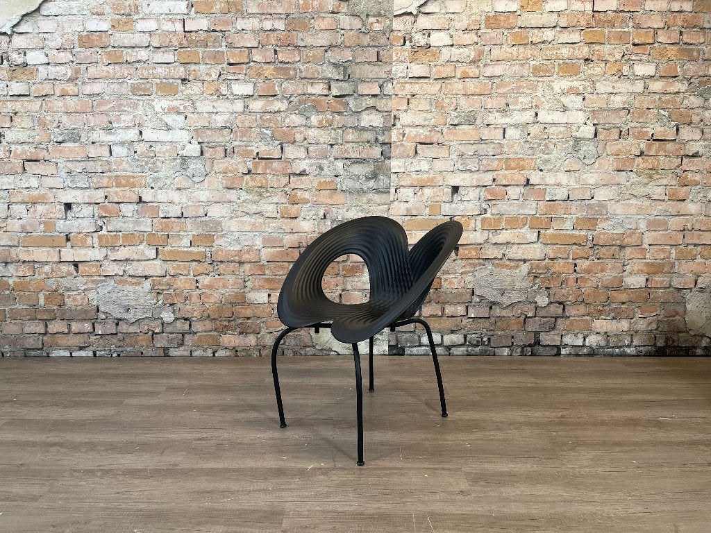 Moroso Ripple Chair – Zwart kunststof | Ron Arad, Ophalen, Twee, Zwart, Design