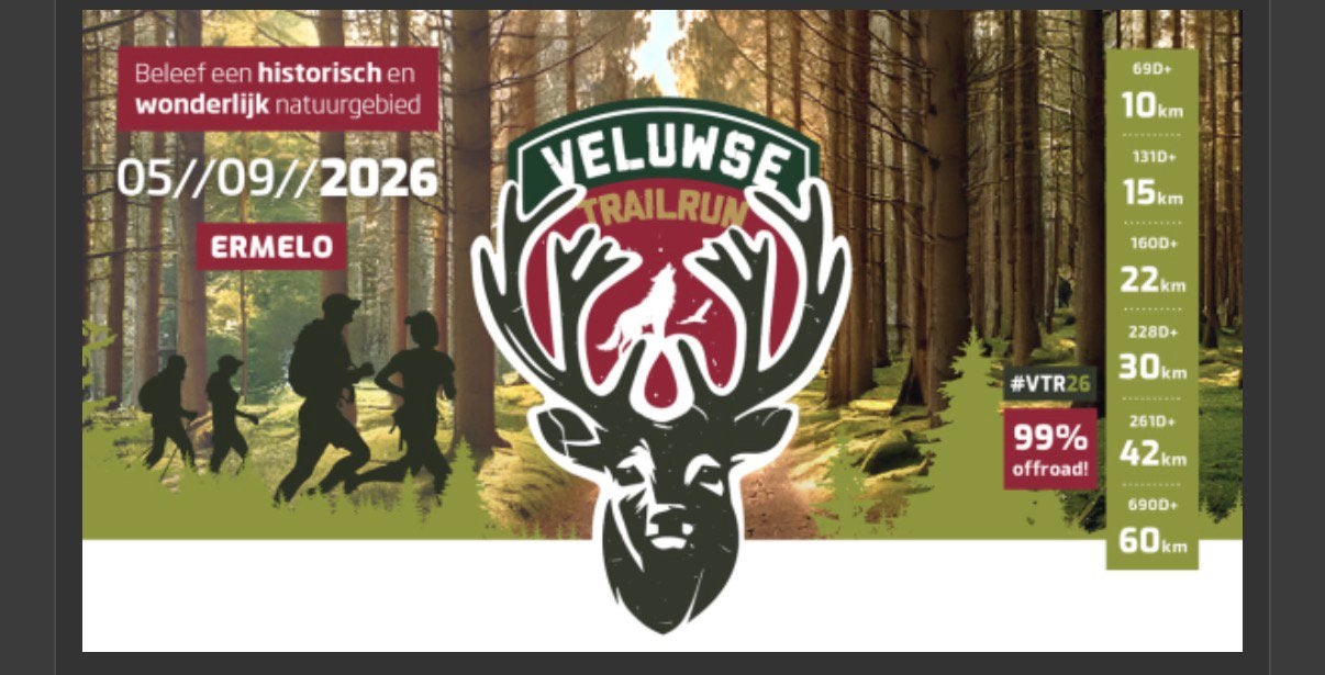 Startbewijs Veluwe trailrun 10 km + medaille, Tickets en Kaartjes, Evenementen en Festivals, Eén persoon