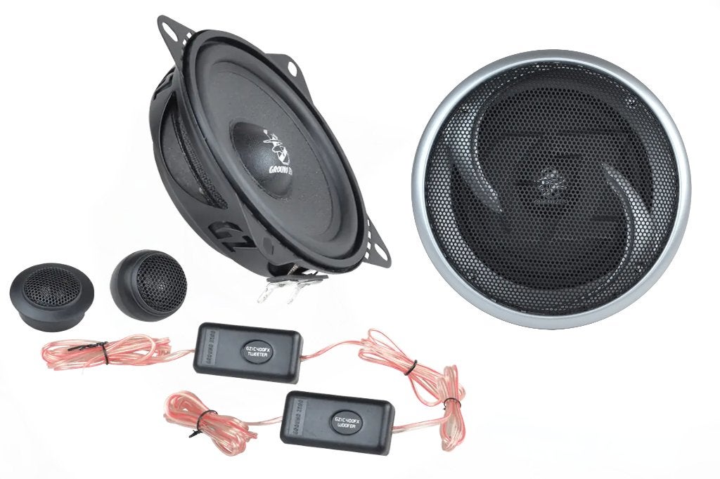 Ground Zero GZIC 400FX Composet 10cm Speakers (100W/60Wrms), ., Nieuw, Ophalen of Verzenden, .