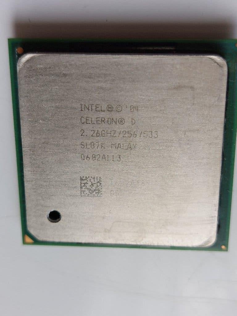 Intel Celeron D 2.26 Ghz, Gebruikt, Socket 478, 2-core, Intel Celeron