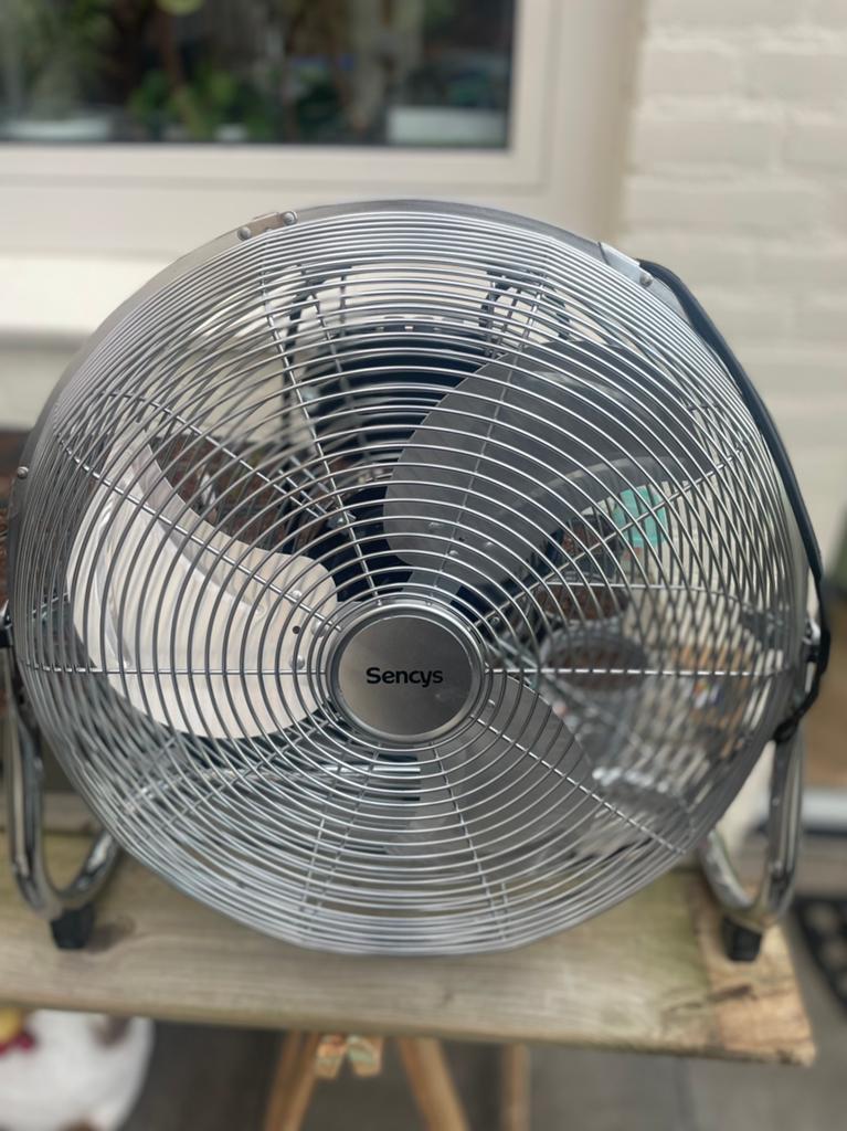Sencys vloer ventilator, meerdere standen, Ophalen, Zo goed als nieuw, Vloerventilator