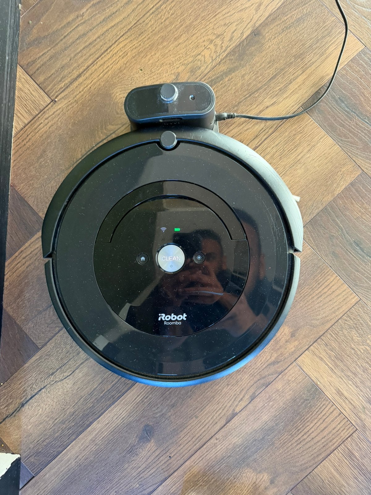 IRobot roomba e5 robotstofzuiger +grotere nieuwe accu, Witgoed en Apparatuur, Stofzuigers, Ophalen, Gebruikt, IRobot, Robotstofzuiger