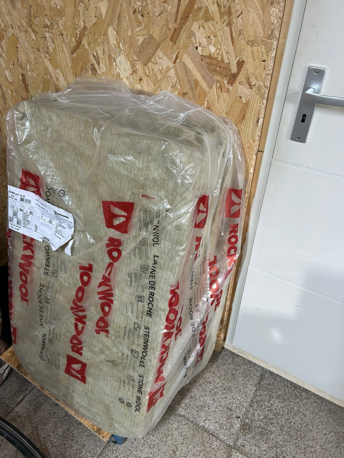 Restant Rockwool, Ophalen, 4 tot 8 cm, Steenwol, Zo goed als nieuw