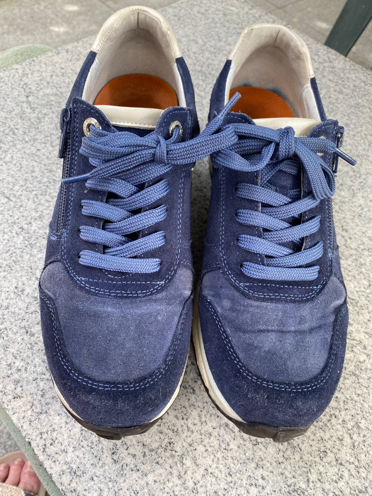 Xsensible blauwe schoenen met ritsje 38. z.g.a.n., Kleding | Dames, Schoenen, Blauw, Ophalen of Verzenden, Sneakers of Gympen