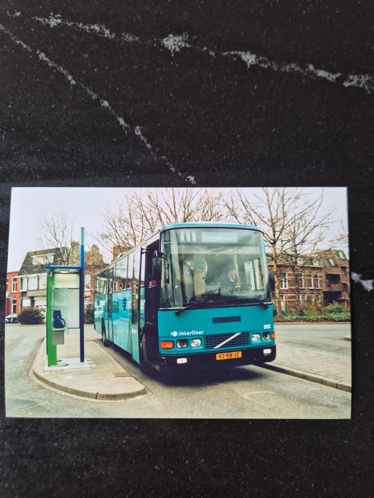 Foto 10x15 bus BBA 992, Ophalen of Verzenden, Bus of Metro, Overige typen