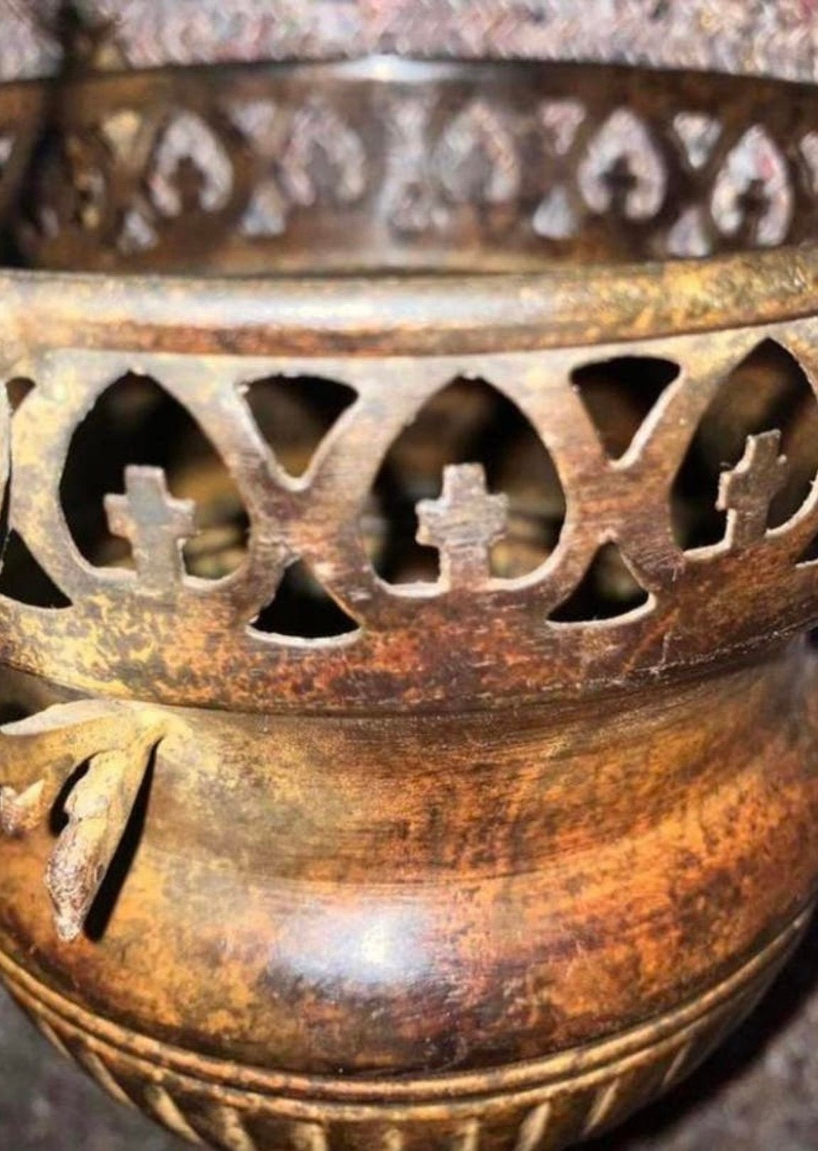 GOD’S LAMPJE,ANTIEK !! Erg mooi !!, Antiek en Kunst, Antiek | Religie, Ophalen of Verzenden