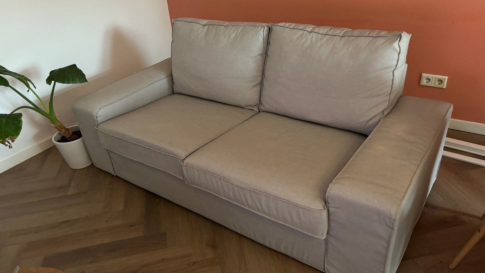 Ikea 2-zitsbankje, Huis en Inrichting, Banken | Bankstellen, Ophalen, Zo goed als nieuw, Tweepersoons, Minder dan 150 cm