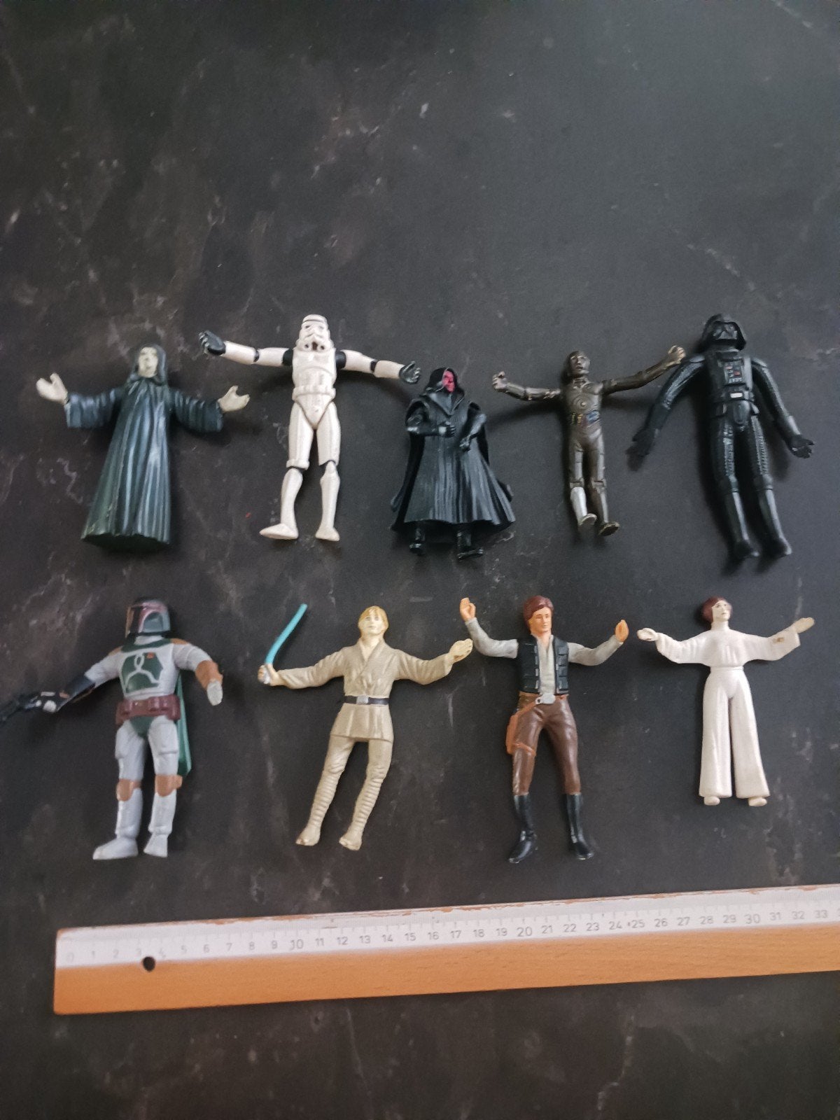 Star Wars Vintage Figuren Collectie - 9 Stuks, Ophalen of Verzenden, Gebruikt