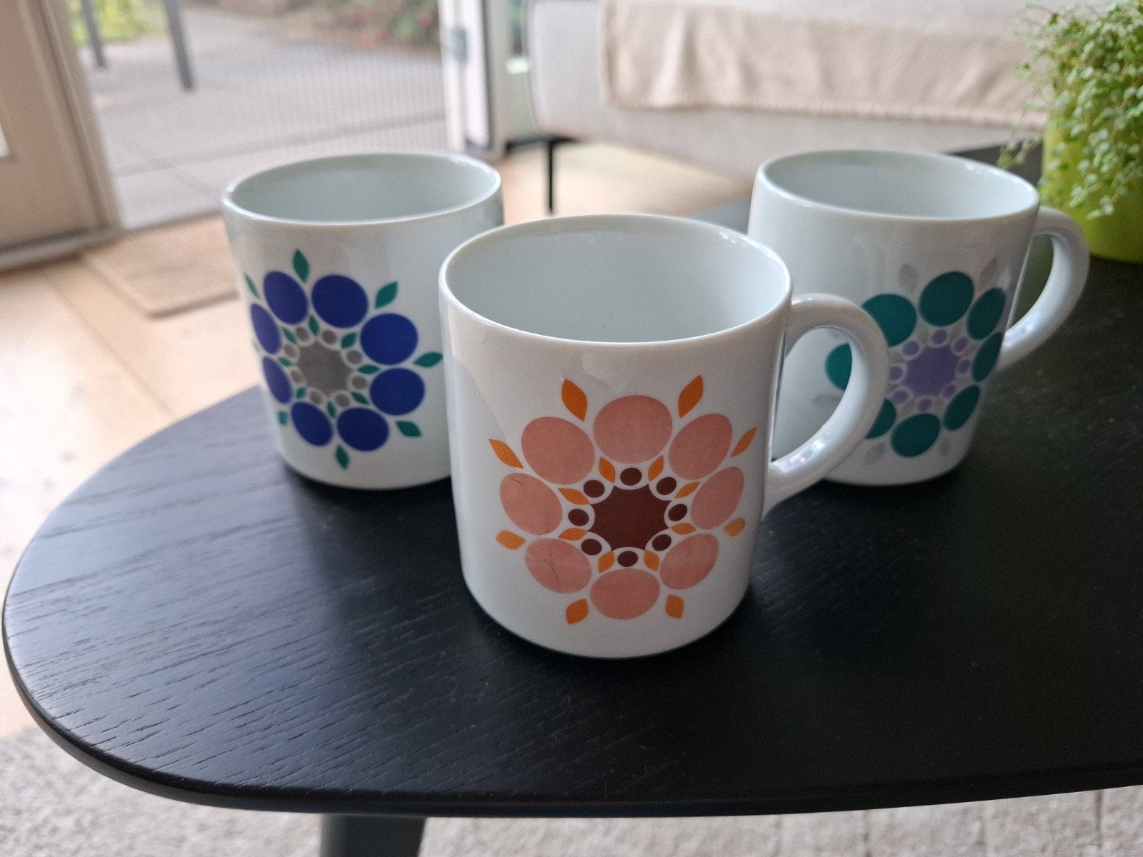Set van 3 Bareuther Bavaria porseleinen mokken, Ophalen of Verzenden