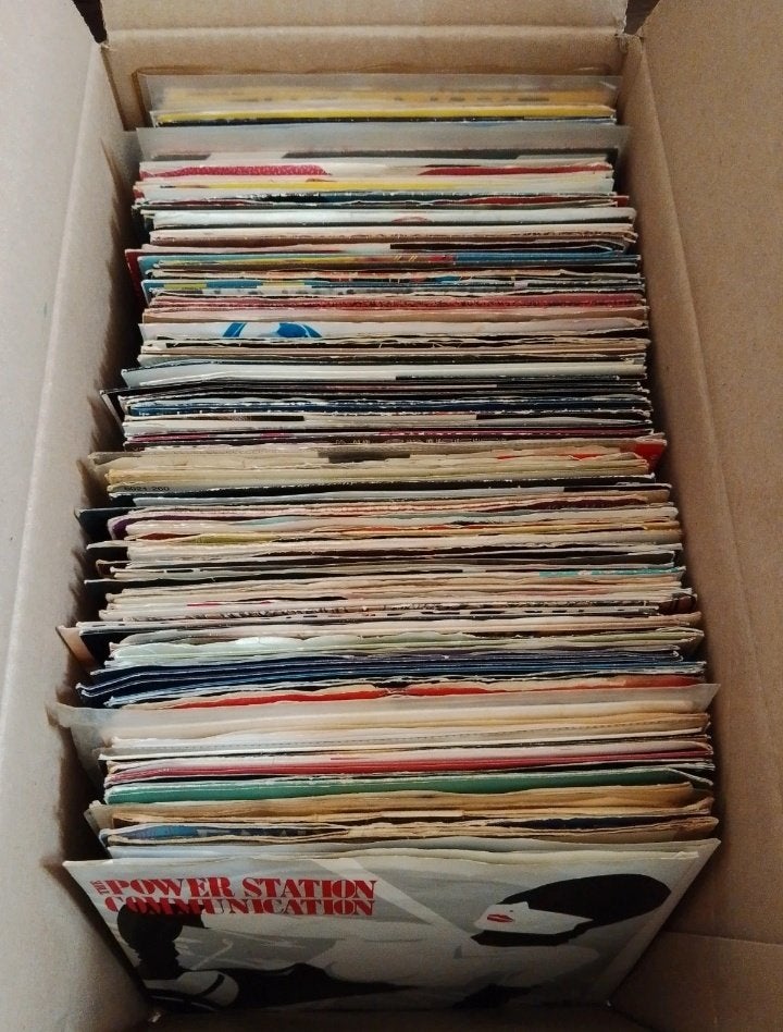 Partij 100+ 45 toeren singles (Electronic/Rock/Pop..), Cd's en Dvd's, Vinyl Singles, Ophalen of Verzenden, Gebruikt, 7 inch, Pop