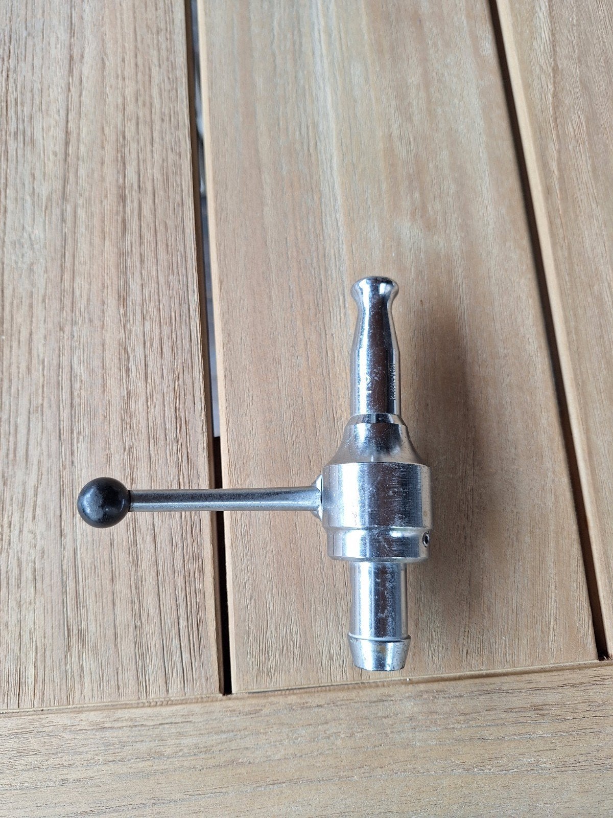 Kiwa VSH RVS Kogelkraan Sproeier 3/4'' Slang - 14 cm, Ophalen, Nieuw